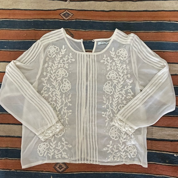 Free People Tops - Free People white blouse, size M